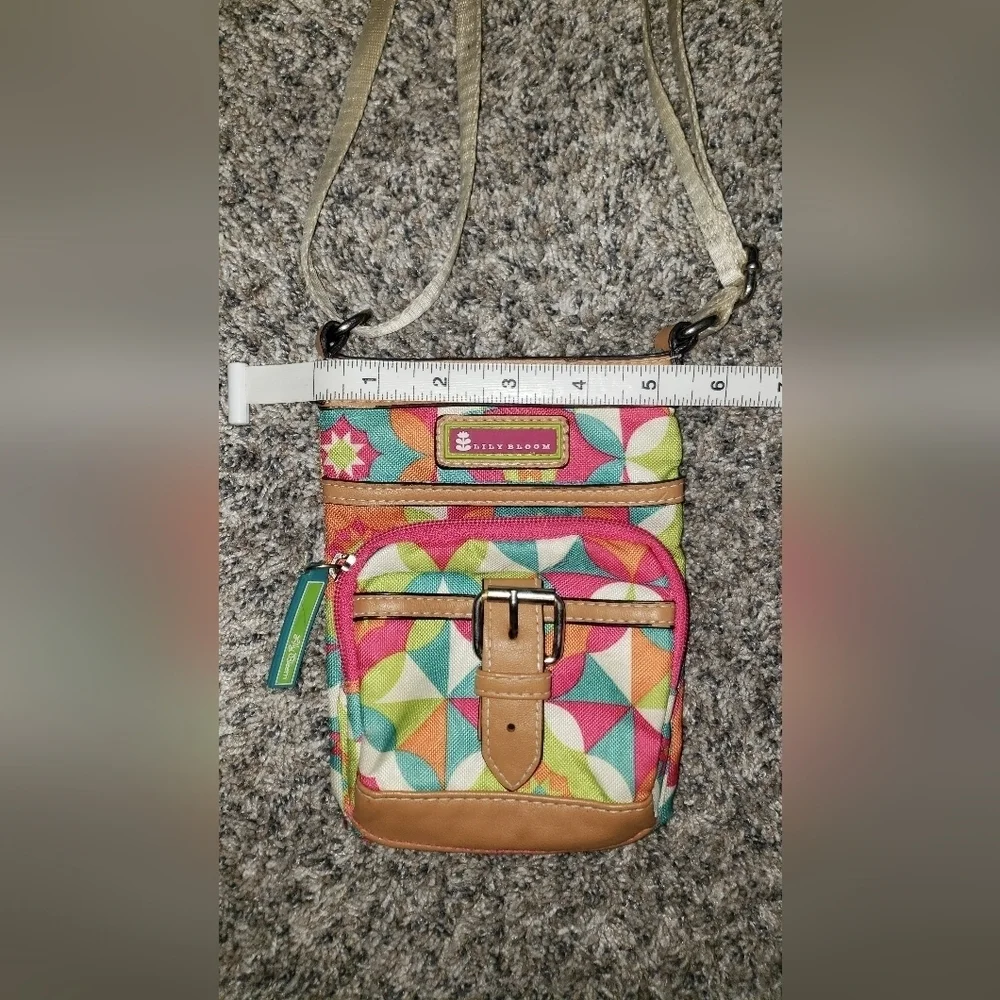 Lily Bloom| Colorful Geometric Pattern Crossbody Bag